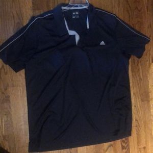 Adidas navy blue shirt .